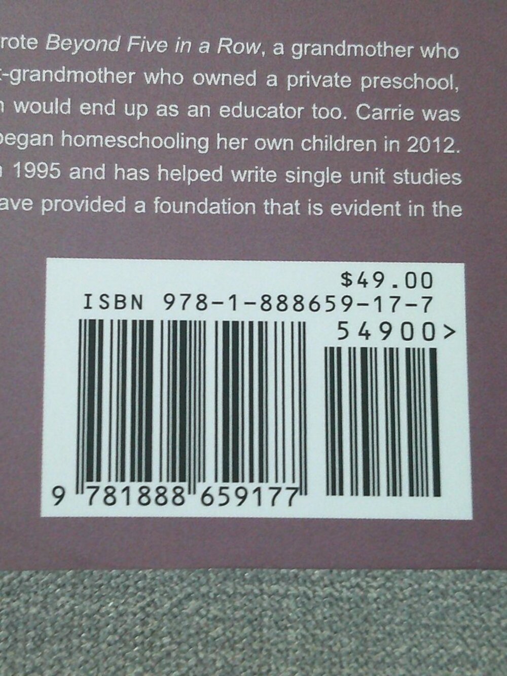 More Before Five in a Row Homeschool Curriculum for Ages 3-5 by Carrie Bozeman - Picture 5 of 7